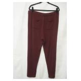 Lou & Grey for Loft Size L Burgundy Lounge Pants