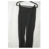 black yoga wide leg capris (size s?)