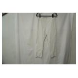 Mac & Me size 8 White Stretch Ankle Length Slip on pants