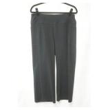 Sketchers Los Angeles Size XL black wide leg capri leggings