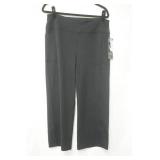 NWT Sketchers Los Angeles Size XL black wide leg capri leggings