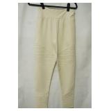 NWT River Island Size 12 ivory colored leggings