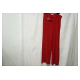 NWT Nanette Lepore Size 10. Red Slacks