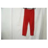Athleta size 8 red cropped slacks