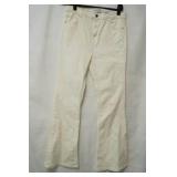 Bershka White Flare Jeans Size 10