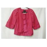 NWT BR Monogram Collection Bright Pink Jacket w/2 different ties