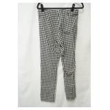 J. Jill essential cotton stretch size 6 black & white checkered slacks