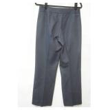 Navy Blue Cropped Slacks. Size 6P