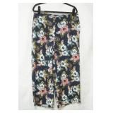 Loft size 10 Floral Print Cropped Pants