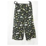 Loft Size L Cropped Floral Pants. Flowing