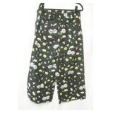Loft Size L Cropped Floral Pants. Flowing