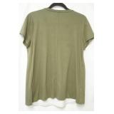 Motherhood Maternity Nursing size M. olive green tee