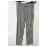 j. jill size 6 black & White checkered slacks