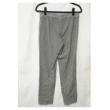 j. jill size 6 black & White checkered slacks