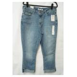 NWT Signature Levi Strauss Mid Rise Capri Jeans Size 14