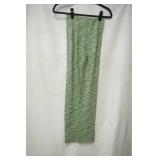 Sunday Best green striped leggings size xs