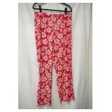 Pink Flowered sleep bottoms size XL