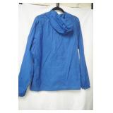 REI Blue light weight coat  100 % nylon , size large