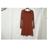 NWT Dress L Rust colored