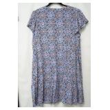 NWT Loft Blue Flowered dress size PL