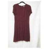 NWT LOft Maroon Dress size 6