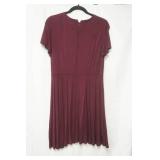 NWT LOft Maroon Dress size 6
