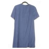 NWT Old Navy blue Button Down Dress Navy  size M