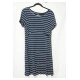 Kindred Bravely Blue striped dress size M