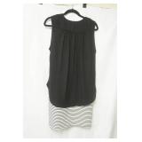 Karen Kane Sleeveless Black/White dress size M