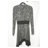 Robin Chen Black /Grey dress size 1