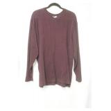 Field Master  v neck pullover sweater wine size xlt