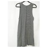 Universal Threads Black white stripe dress size