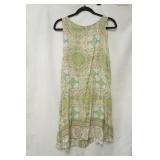 NWT O Neill Light green yellow dress size L