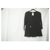 Beachtime black blouse size