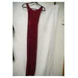 NWT REd Ronni Nicole Velvet dress size 10