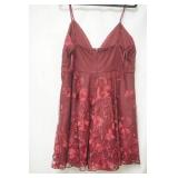 Trixxi Textured floral organza fit / flare dress size 17