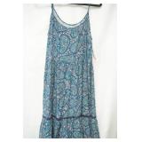 NWT Old Navy sundress blue paisley print size L