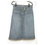 Cabi jean skirt size 6