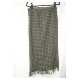 A.Giannetti long black skirt 70 % wool size 6