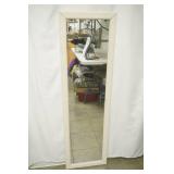 Full length mirror white wood frame
