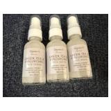 3 Bottles Of Organic 17 Green Tea & Hyaluronic Serum