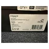 Coach Eleanor Mirror Metallic Shoes - 6.5M