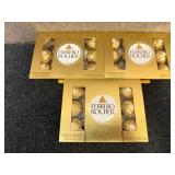 3 Boxes Of Ferrero Rocher