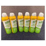 6 Bottles Of Alba Botanical 50 Spf Sunscreen
