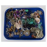Large Costume Jewelry Lot - Bracelets, Earrings, Necklaces
