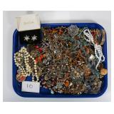Large Costume Jewelry Lot - Bracelets, Earrings, Necklaces