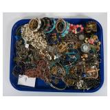 Large Costume Jewelry Lot - Bracelets, Earrings, Necklaces