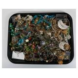 Large Costume Jewelry Lot - Bracelets, Earrings, Necklaces