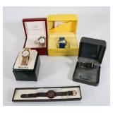 Lot of 5 Watches - Various Styles and Brands (Klaus Kobec, Bulova, Invicta, Rado, Tissot)