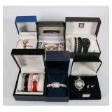 6 Piece Wristwatch Lot: Mixed Styles, Casual to Dress Watches